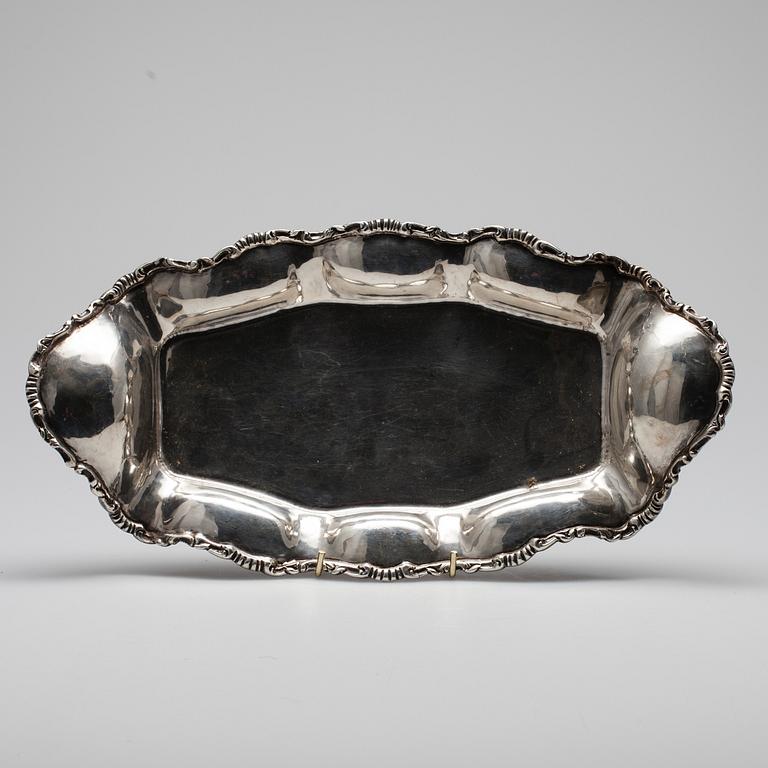 BRICKA, silver 950, Mexico, 1900-talets andra hälft, vikt ca 539 g.