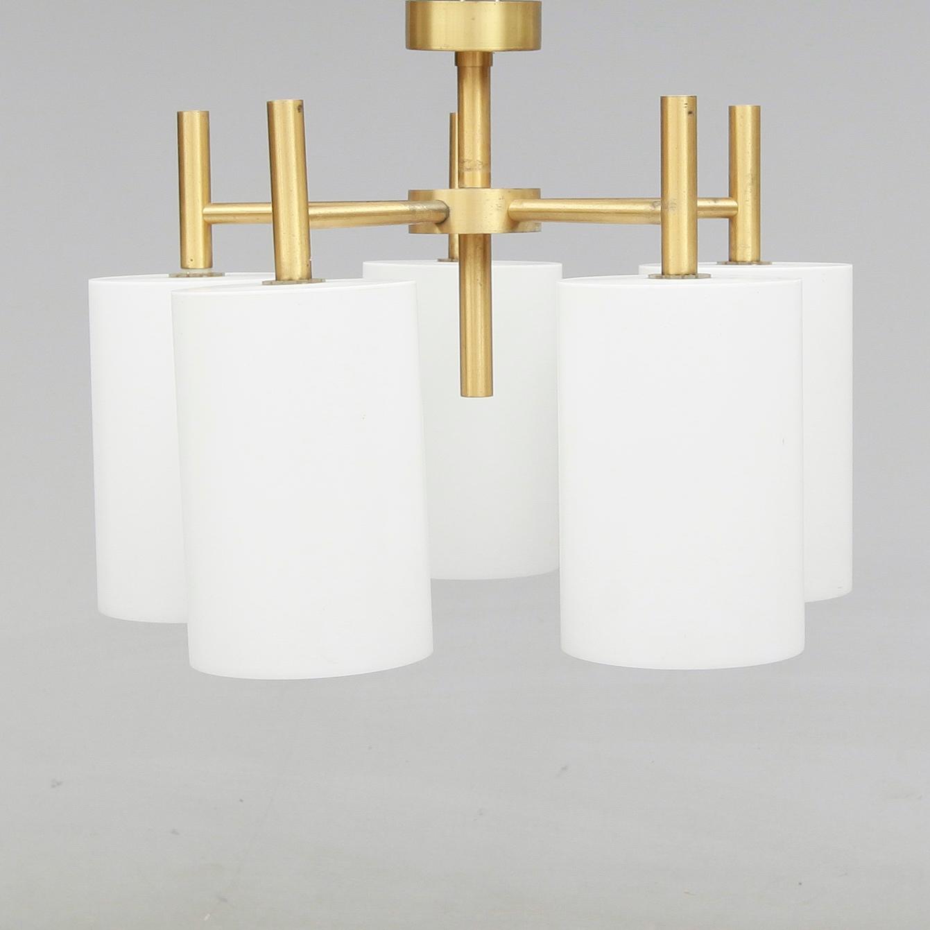 TAKLAMPA, "Candus Cylinder", Uno Kristiansson, Luxus, 1900-talets andra hälft.