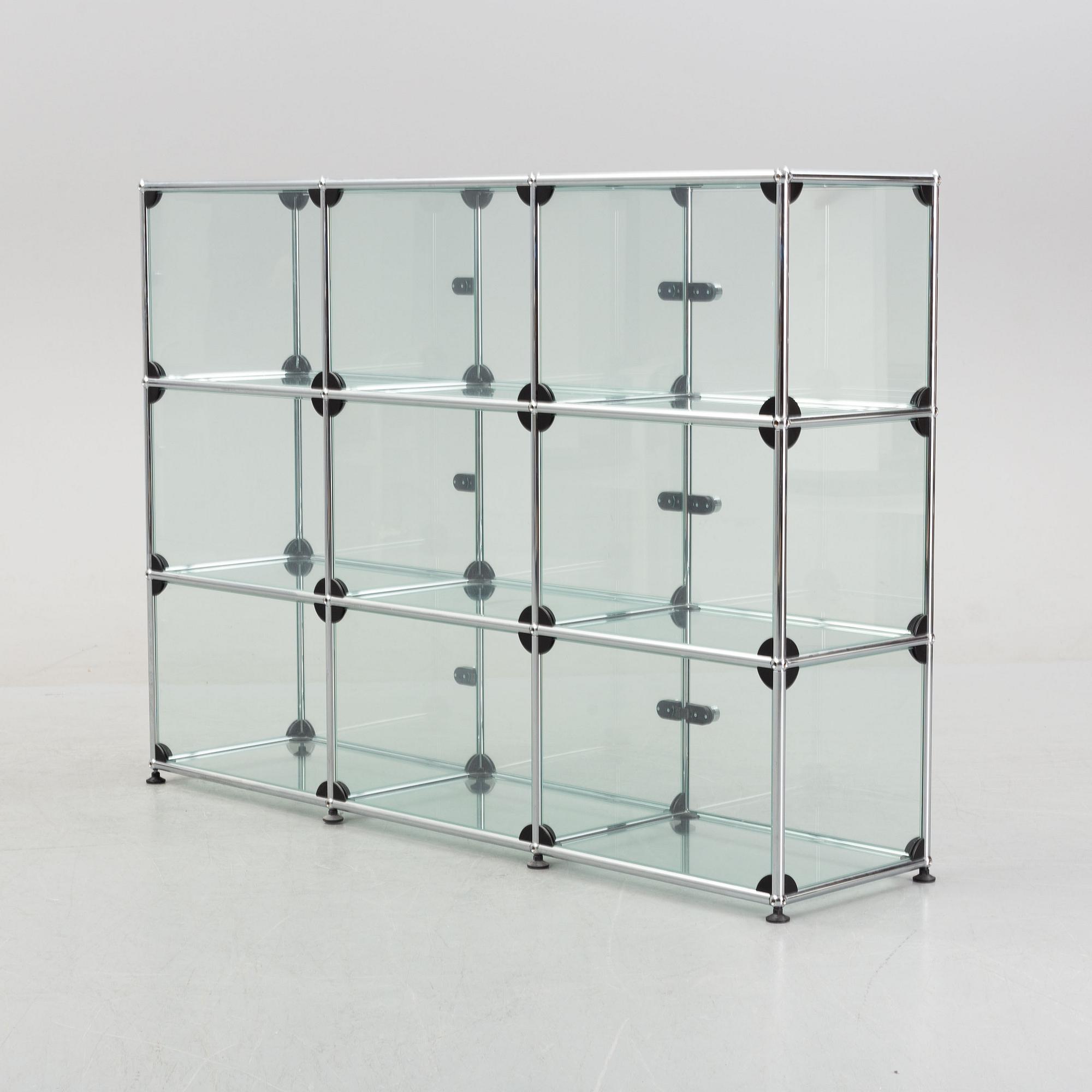 A 'USM Haller' module system by Haller & Schärer, second half of the 20th Century.