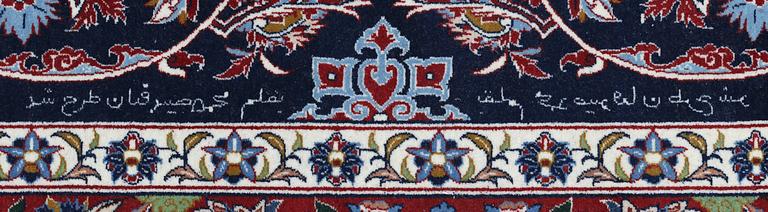 OLD ESFAHAN, so-called Seirafian, ca 220x145 cm.