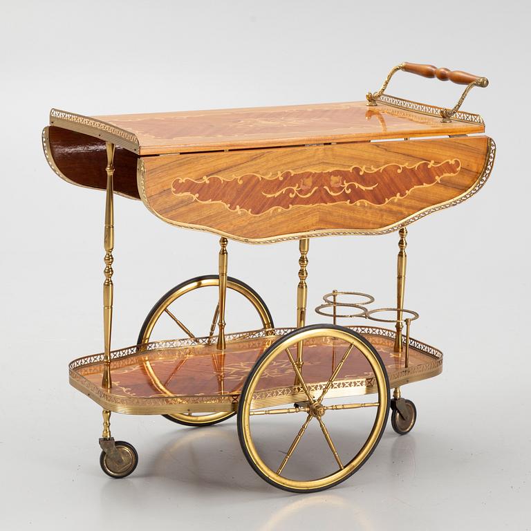 A serving trolley, second half of the 20th Century.