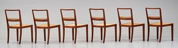 Erik Chambert, a set of six dining chairs, A-B Chamberts Möbelfabrik, Norrköping, Sweden ca 1937.