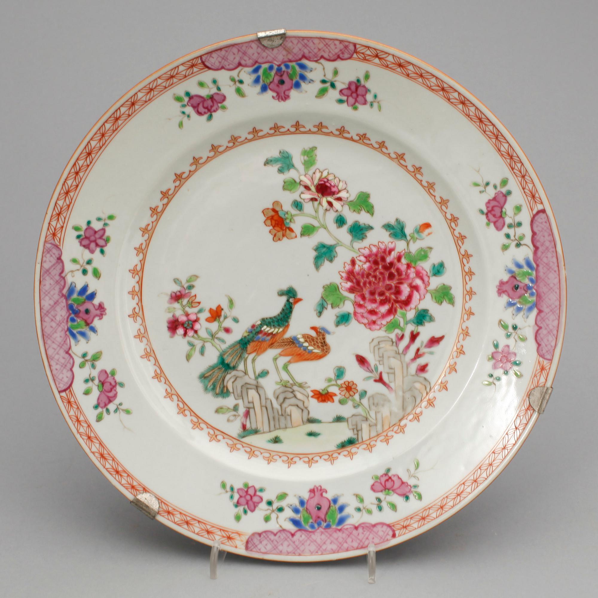 FAT/TALLRIK, porslin, Qianlong, Kina 1700-tal.