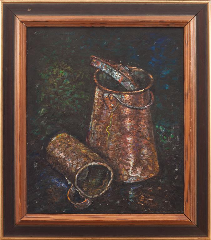 JOHNNY OPPENHEIMER, olja på pannå, signerad.