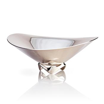 452. Georg Jensen, a sterling silver bowl, model 980A, 'Wave', Henning Koppel, designed 1948, post 2000.