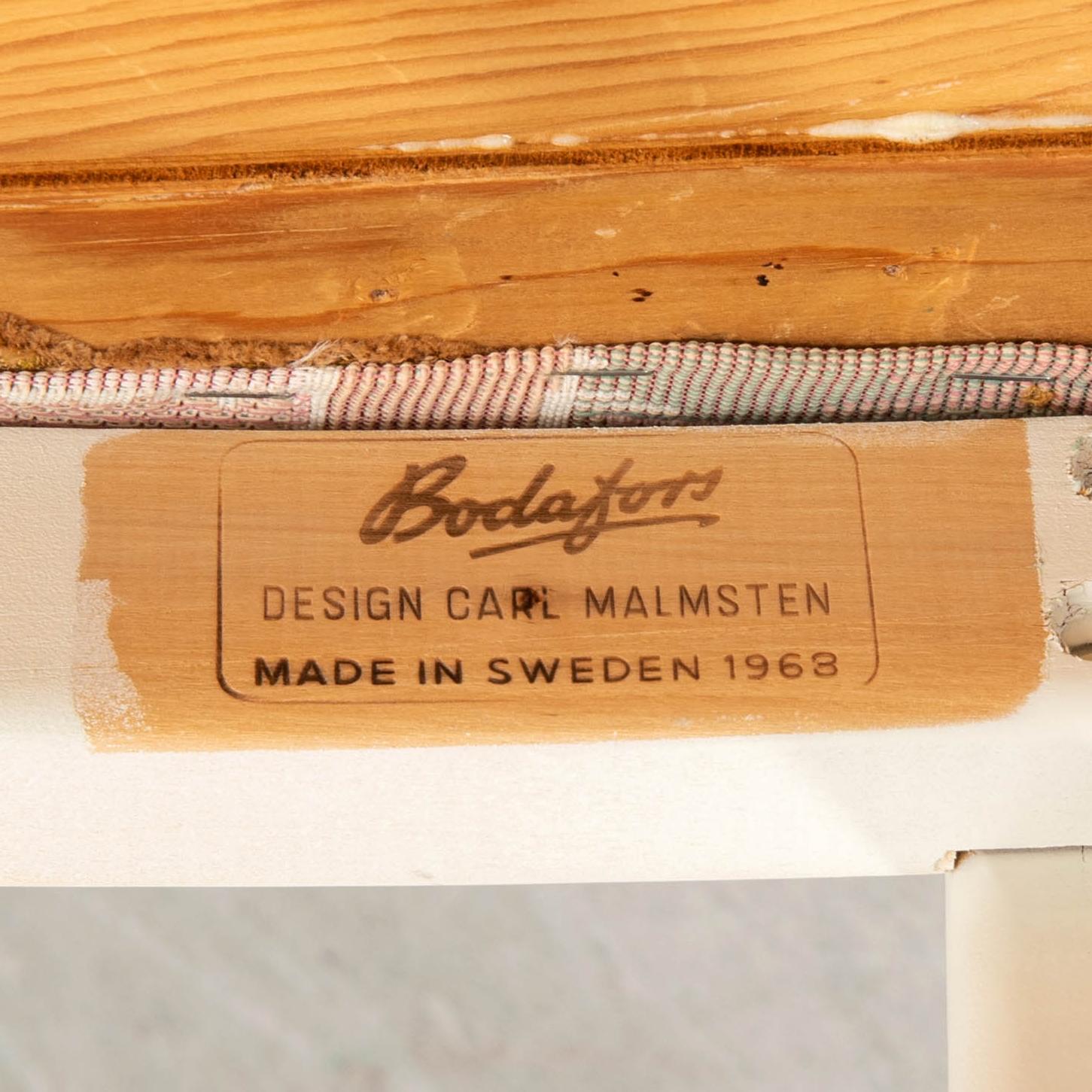 Carl Malmsten, armchairs, a pair, "Herrgården", Åfors Möbelfabrik, late 20th century.