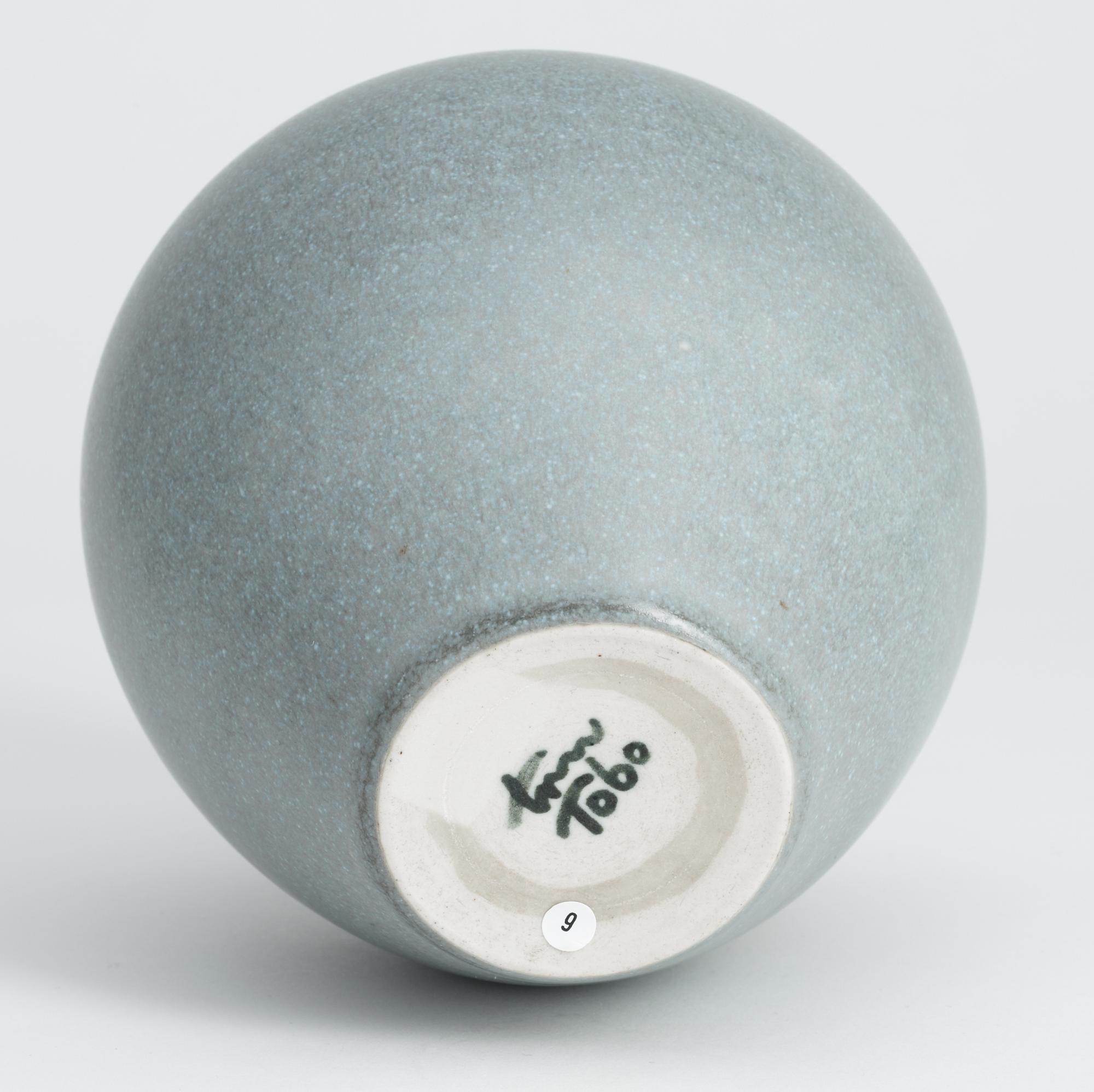 An Erich & Ingrid Triller stoneware vase, Tobo.