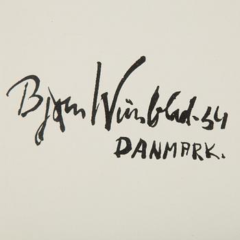 BJÖRN WIINBLAD, a silk screen poster, TT Serigrafi AS, Denmark.