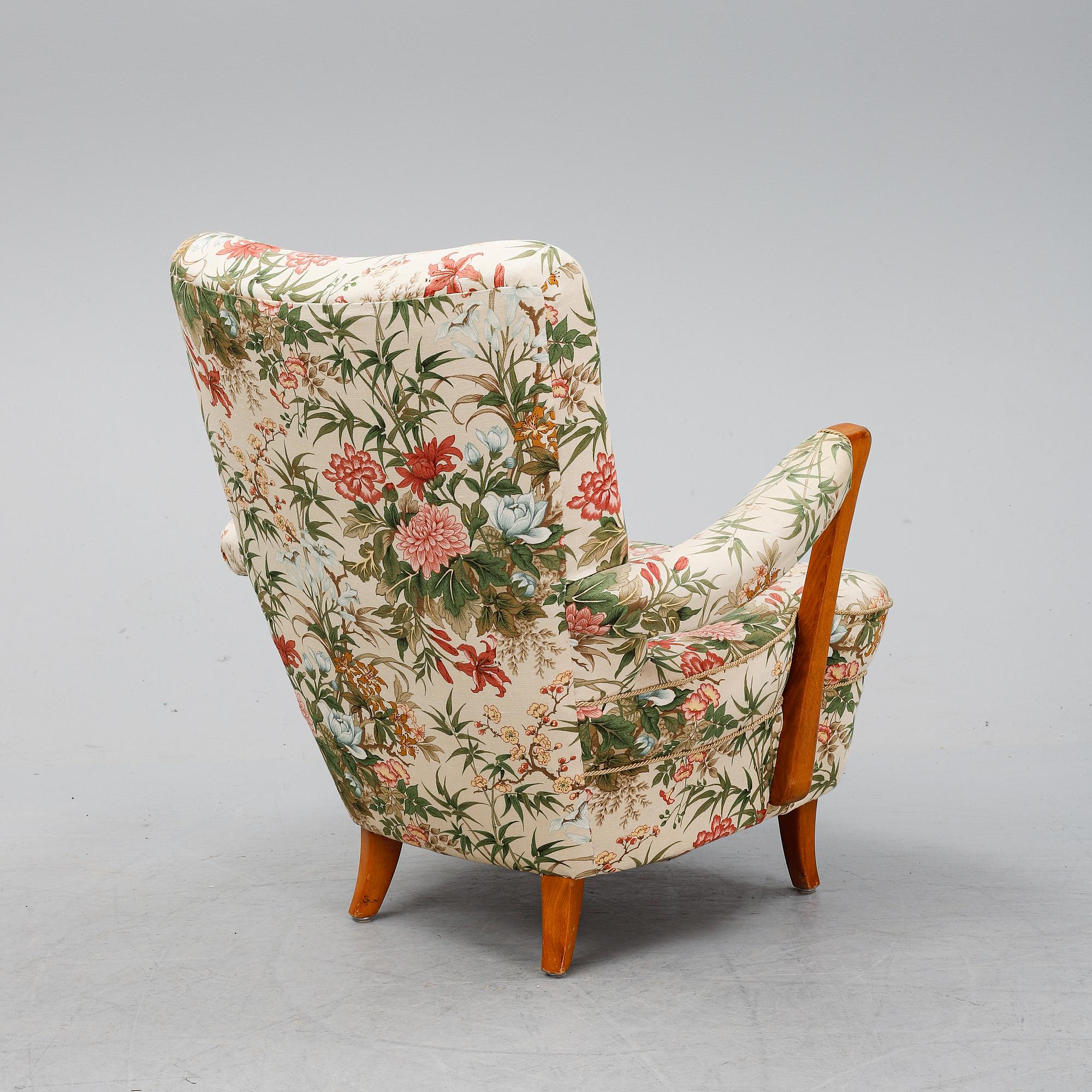 A 1940's Swedish Modern easy chair.