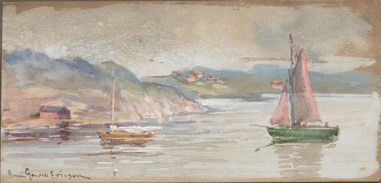 Anna Gardell-Ericson,  Segelbåtar.