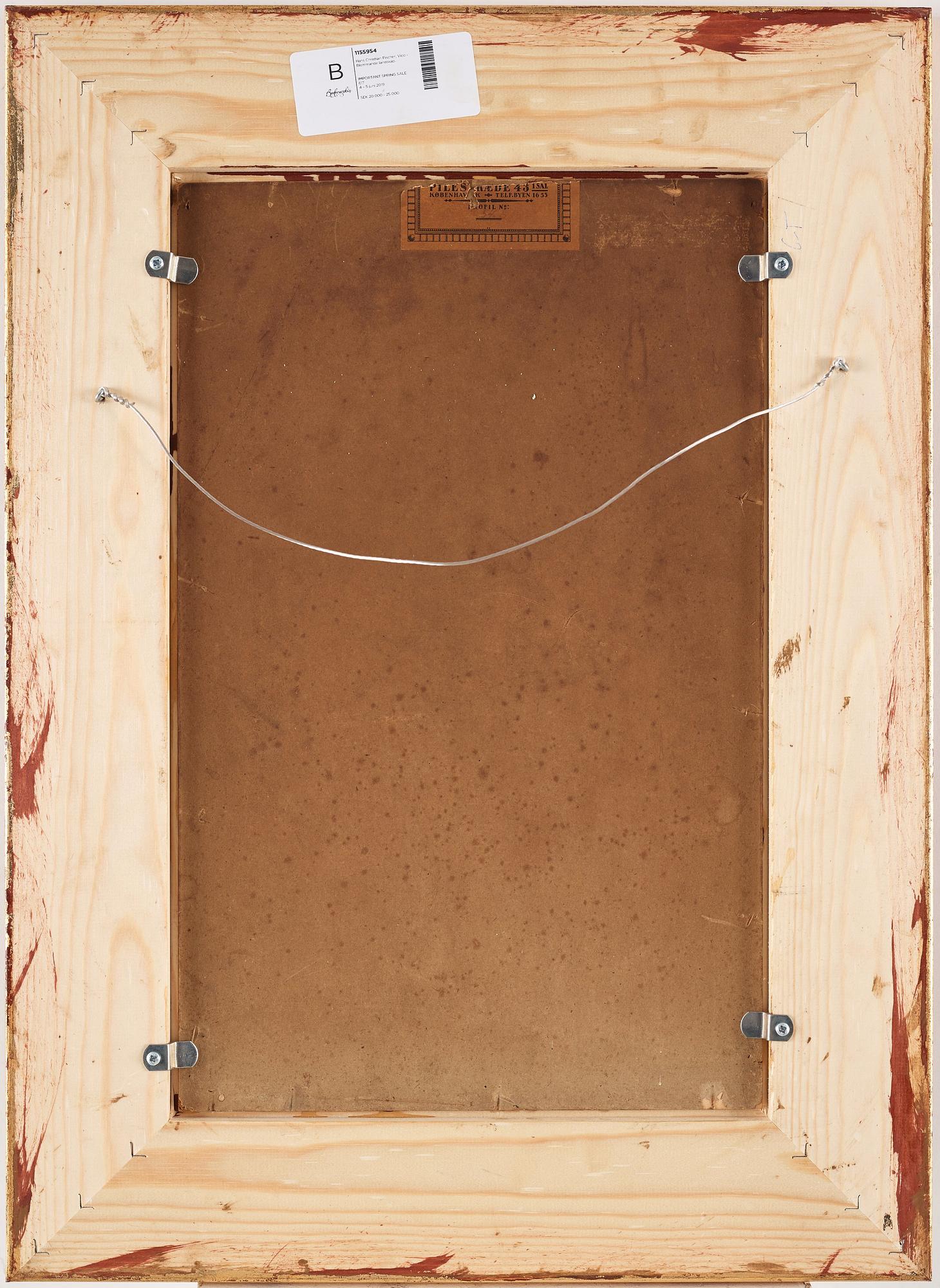 Hans Christian Fischer, Garden scene from Vico.