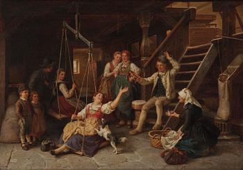 673. Bengt Nordenberg, Gathering at the scales.