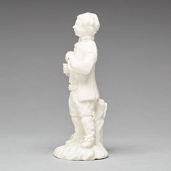 FIGURIN, mjukt porslin. Marieberg, 1700-tal.