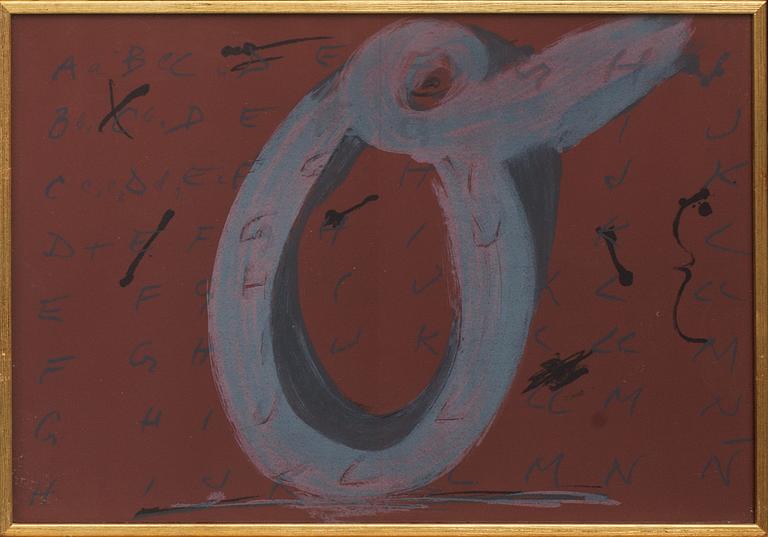 ANTONI TÀPIES , 3 st,  färglitografier ur Derriere le miroir 200 de luxe edition. Arte Adrien Maeght, Paris 1972.