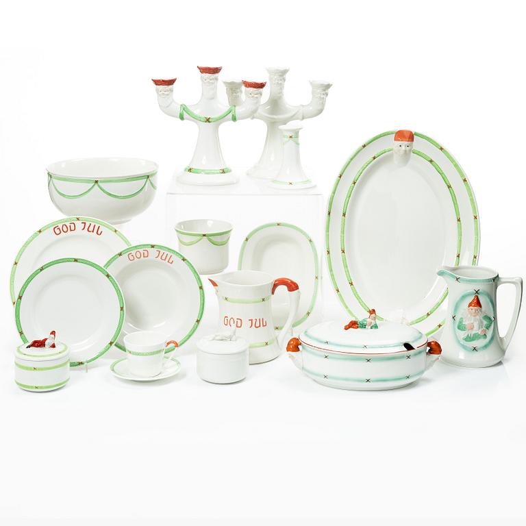 A piece "God Jul" dinner set by Gustavsberg and Rörstrand.