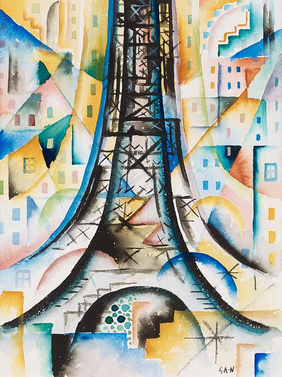 Gösta Adrian-Nilsson, The Eiffel Tower.