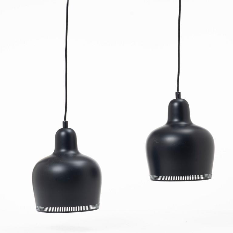 Alvar Aalto, Ceiling lamps, a pair, model "A330S", Artek.