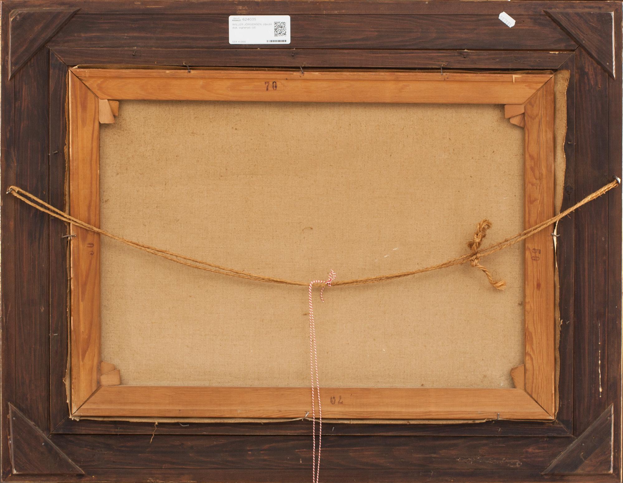 WILLER JÖRGENSEN, olja på duk, signerad.