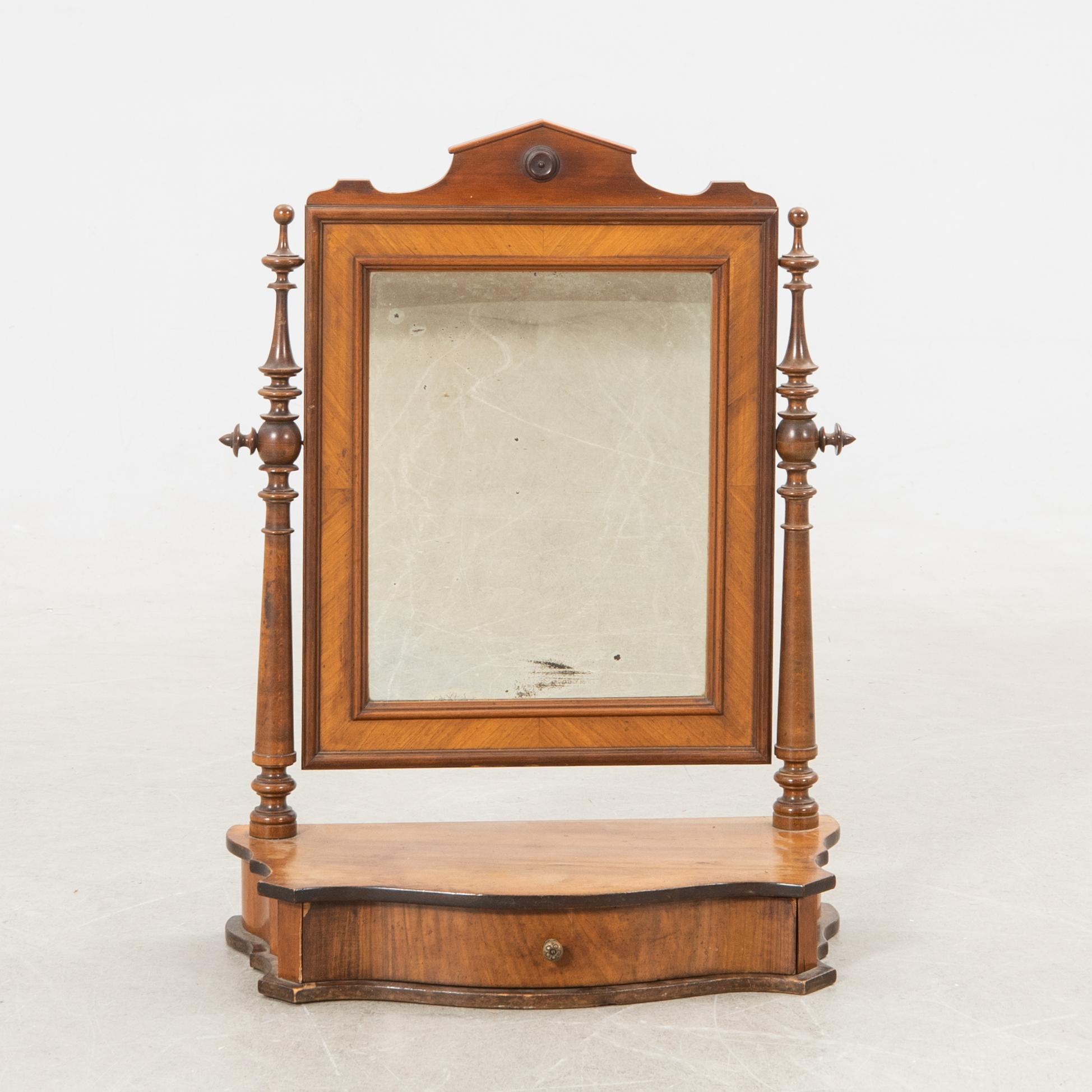 Table mirror Neo Rococo, late 20th century.