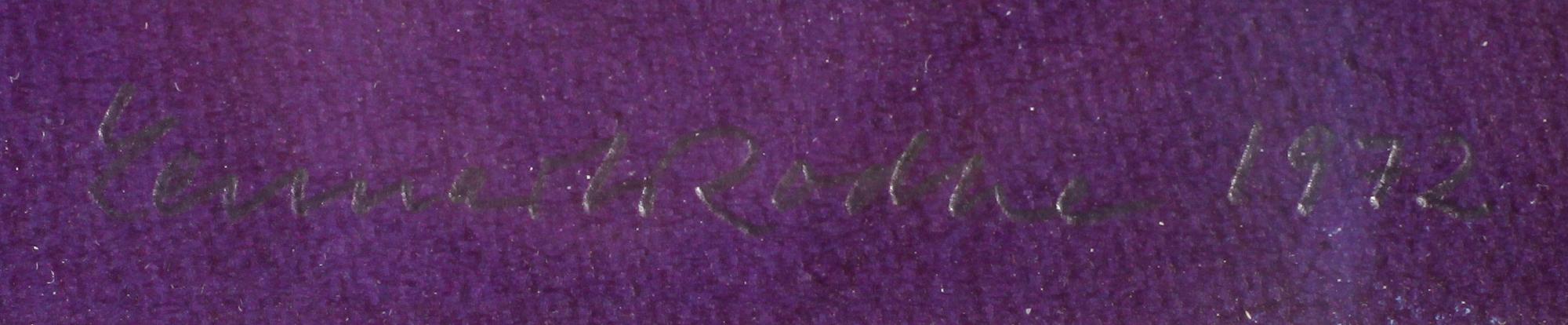 LENNART RODHE, färglitografi, signerad och daterad 1972, numrerad 53/75.