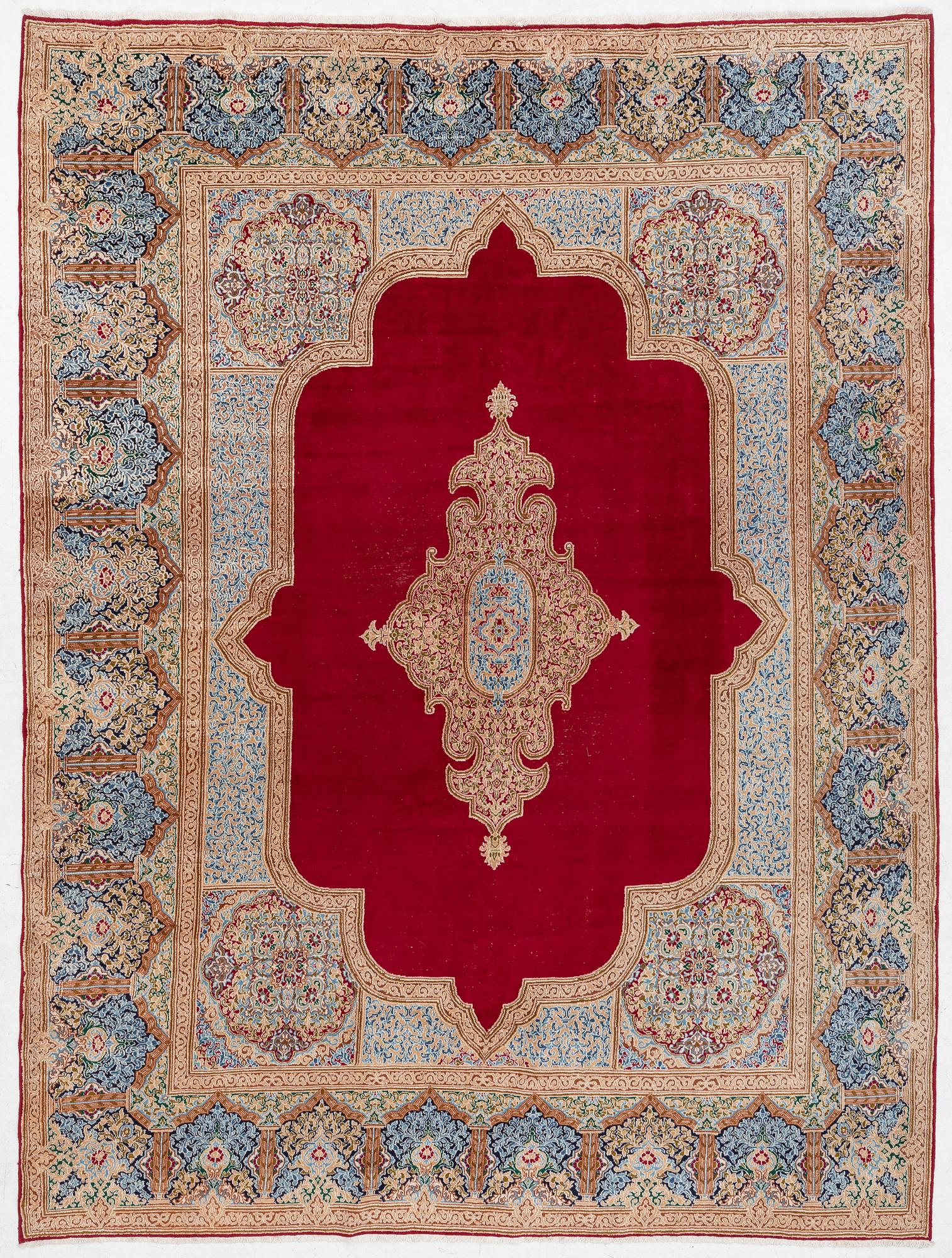 Carpet, Kirman, approx. 406 x 305 cm.