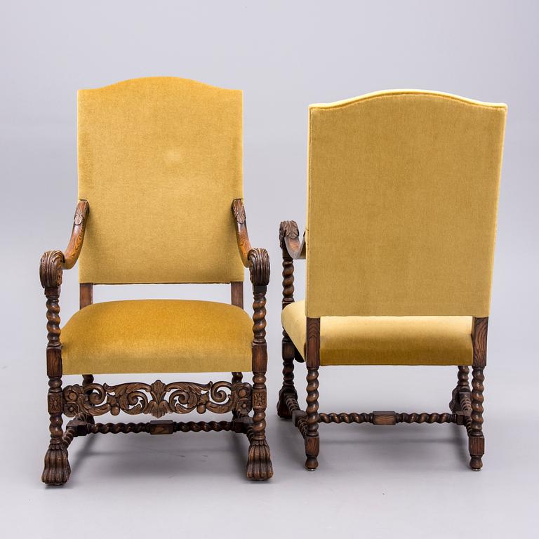 KARMSTOL, barockstil, 1920-tal.