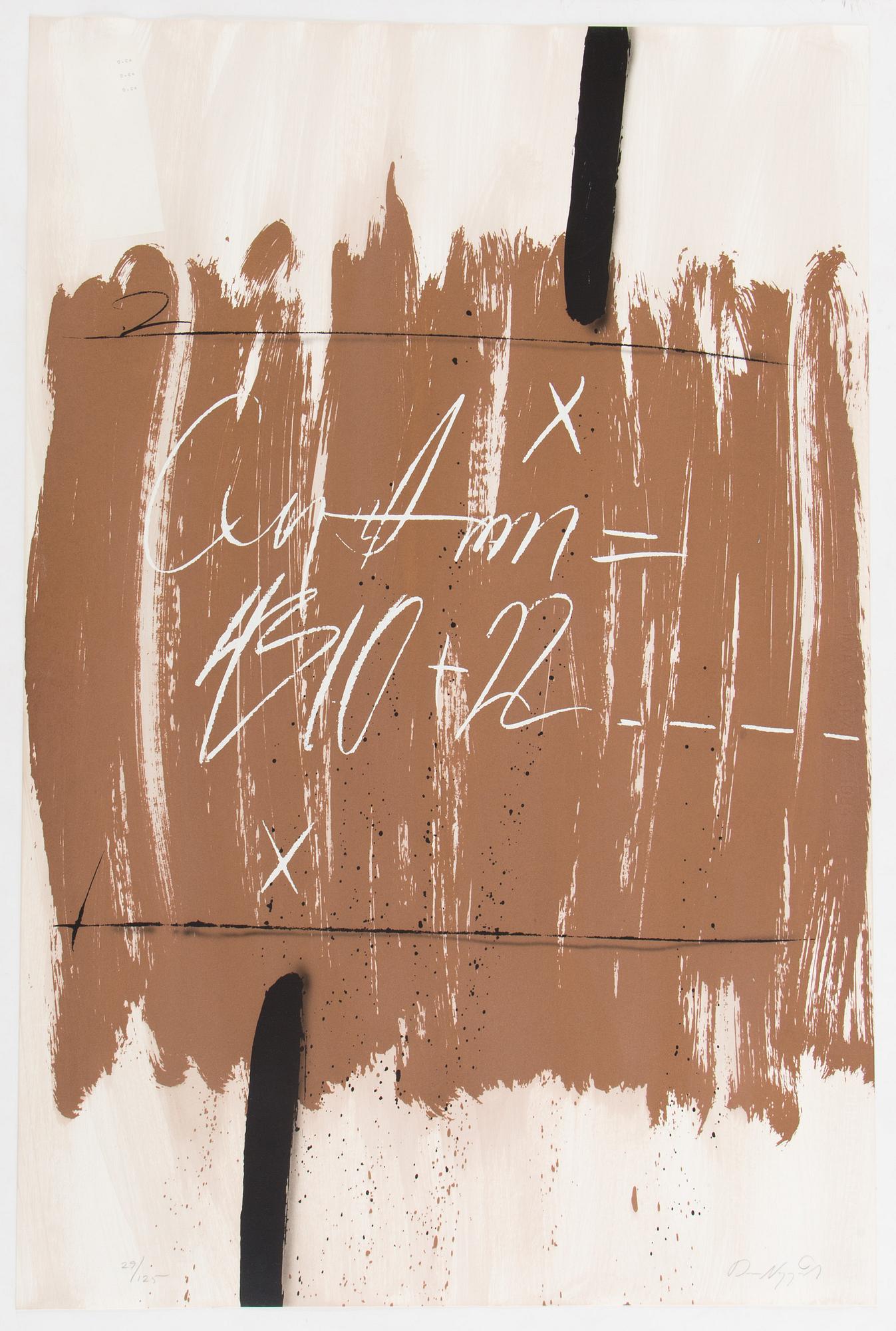 PARTI GRAFIK, 9 delar, mesta dels litografier, b.la C Göran Karlsson, Malcom Morley mm, samtliga signerade.