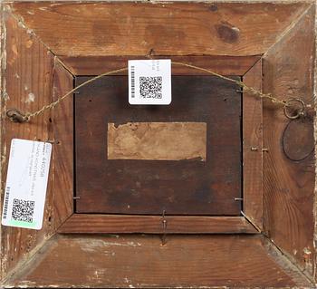 OKÄND KONSTNÄR, olja på pannå, ej signerad, 1800-tal.