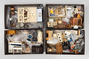 A dollhouse, previously owned by Countess Andrea Mörner (née Wallenberg), early 20th century.