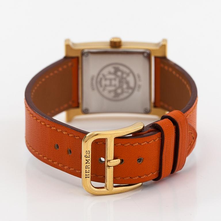 Hermès, Heure H, wristwatch, 21 mm.