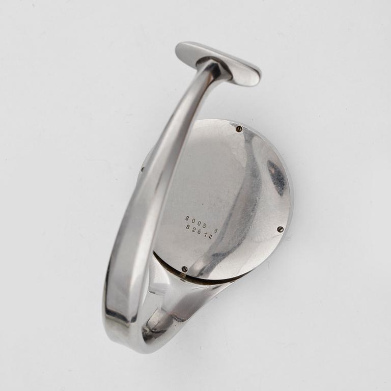 ARMBANDSUR, stål, modell Vivianna nr 226, Vivianna Torun Bülow-Hübe för Georg Jensen. Formgiven 1962.