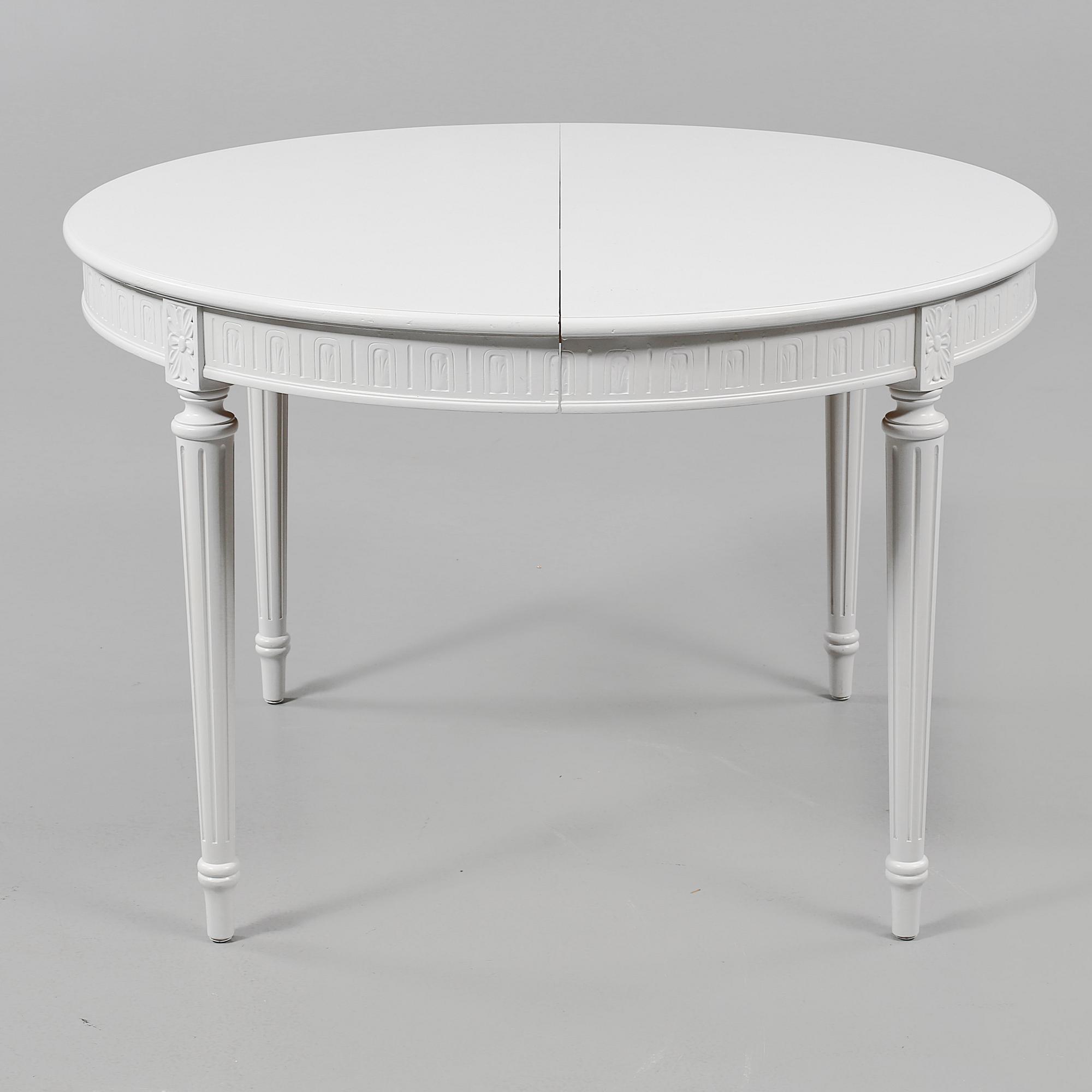 MATSALSGRUPP, 13 delar, gustaviansk stil, 1900-talets andra hälft.