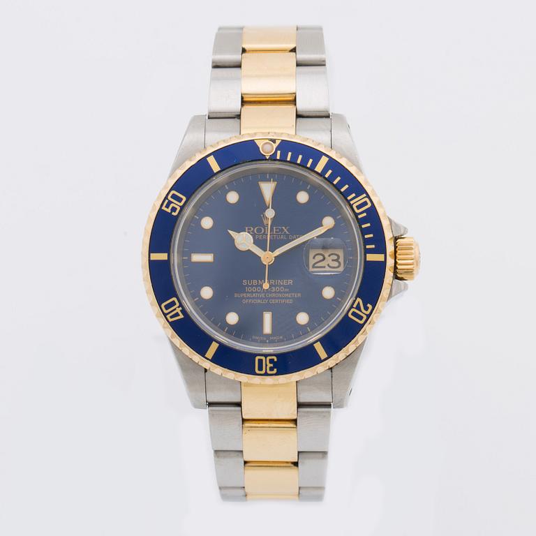 ROLEX, Oyster Perpetual, Submariner (1000ft=300m, Swiss Made), wristwatch, 40 mm,