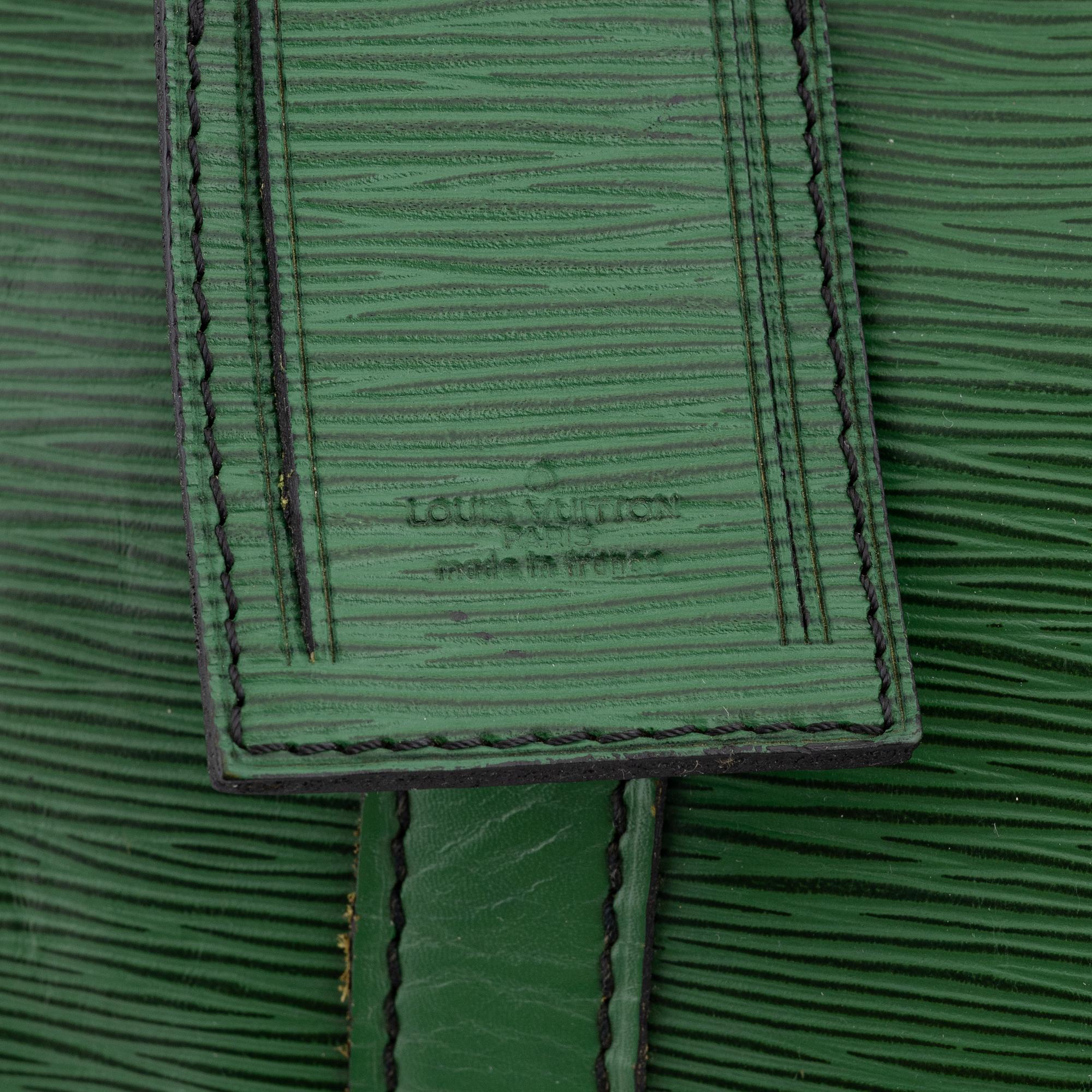 Louis Vuitton, Borneo Green epi Keepall 55.