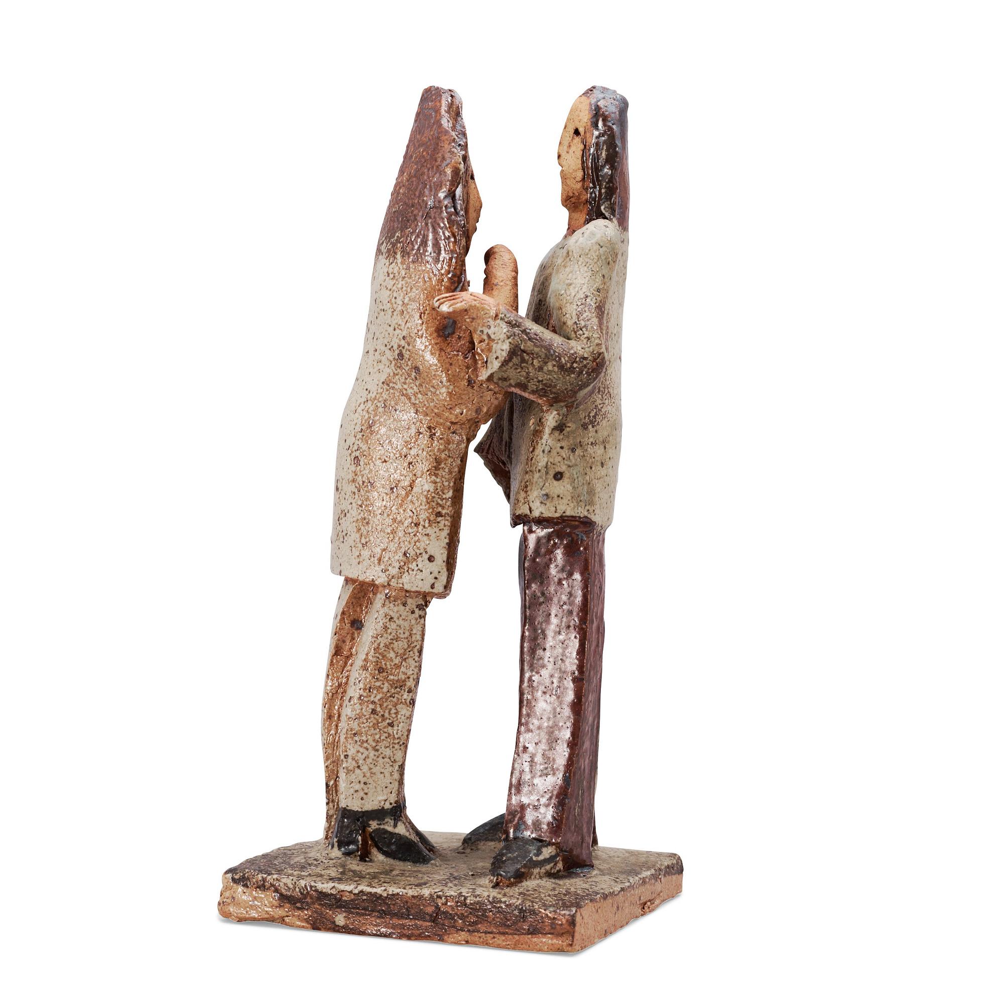 Lisa Larson, A unique Lisa Larson stoneware sculpture, Gustavsberg Studio 1970's.