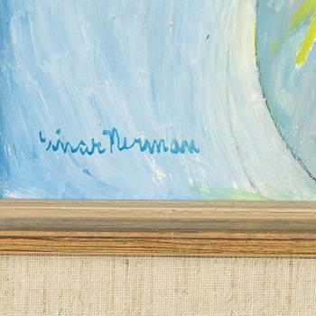 Einar Nerman, oil on panel, signed.