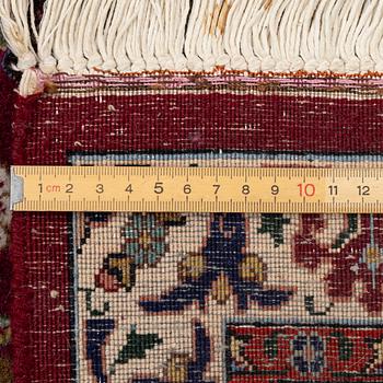 A Tabriz carpet, north-western Iran, figural, c. 270 x 180 cm.
