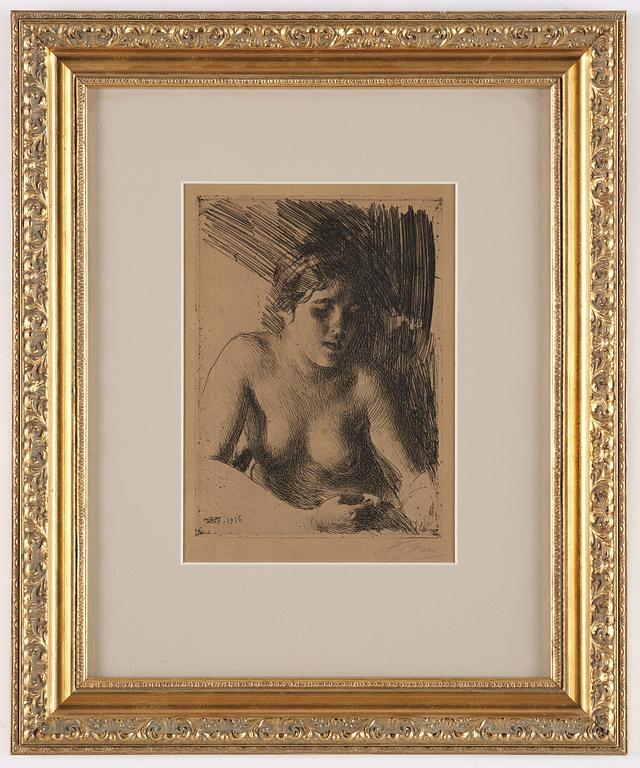 Anders Zorn, "Byst".