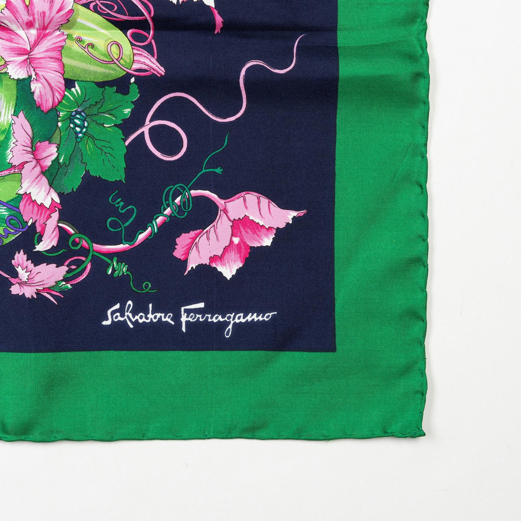 Salvatore Ferragamo, scarf.