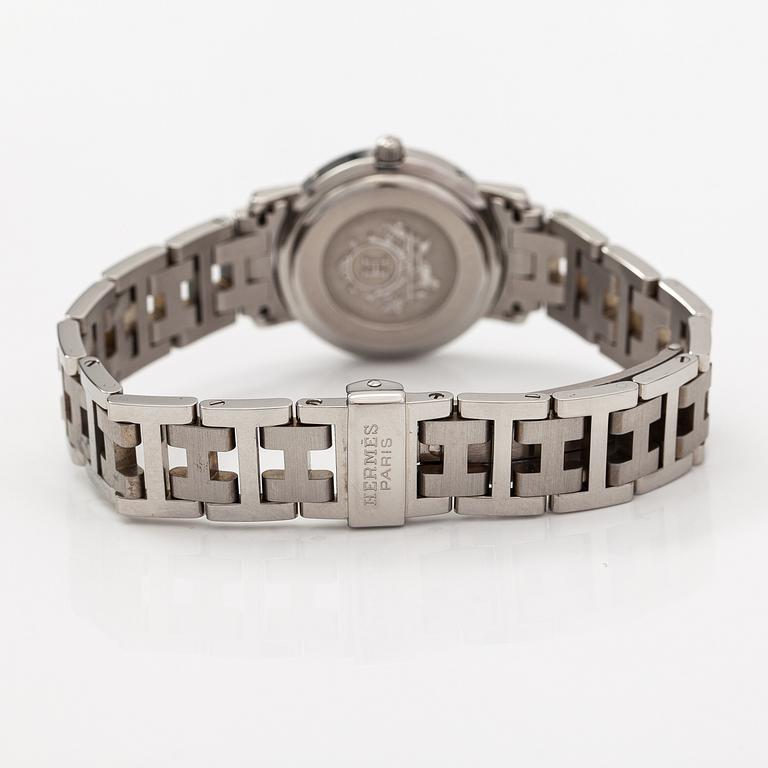 Hermès, Clipper, wristwatch, 24 mm.