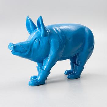 William Sweetlove, "Cloned blue father pig".