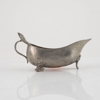 Gräddsnäcka, tenn, av Martin Moberg, Jönköping 1796.