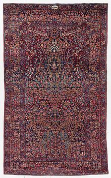 A semi-antique Yesd, south Yesd, c. 206 x 136 cm.