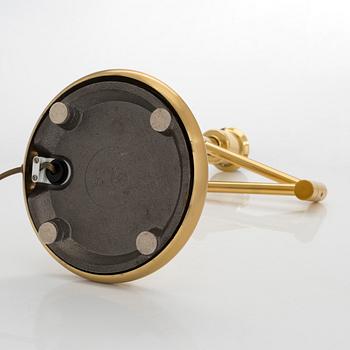 A Swedish late 20th-century brass table lamp.