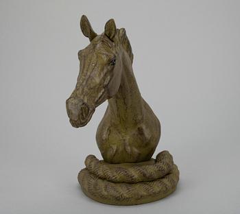SKULPTUR, patinerad metall, 1900-tal.