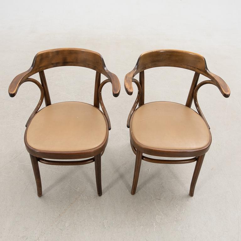 Karmstolar 6 st Gemla "Cattelin" sent 1900-tal.