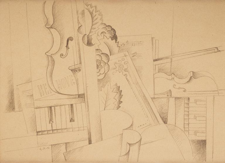 Gösta Adrian-Nilsson, "Musikstilleben - Hommage á Beethoven".