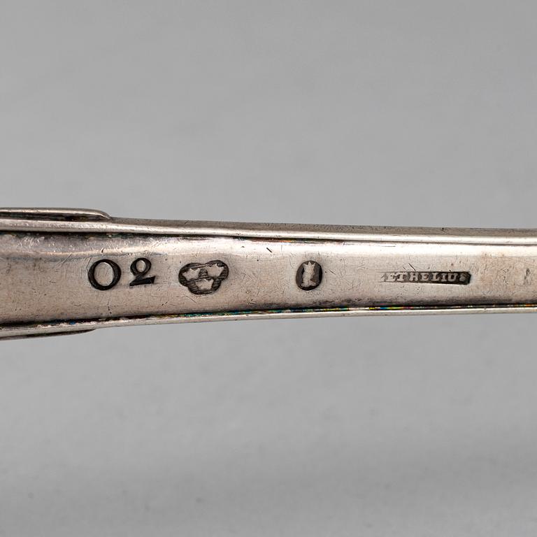 PEHR ZETHELIUS, soppslev, silver, Stockholm, 1796.