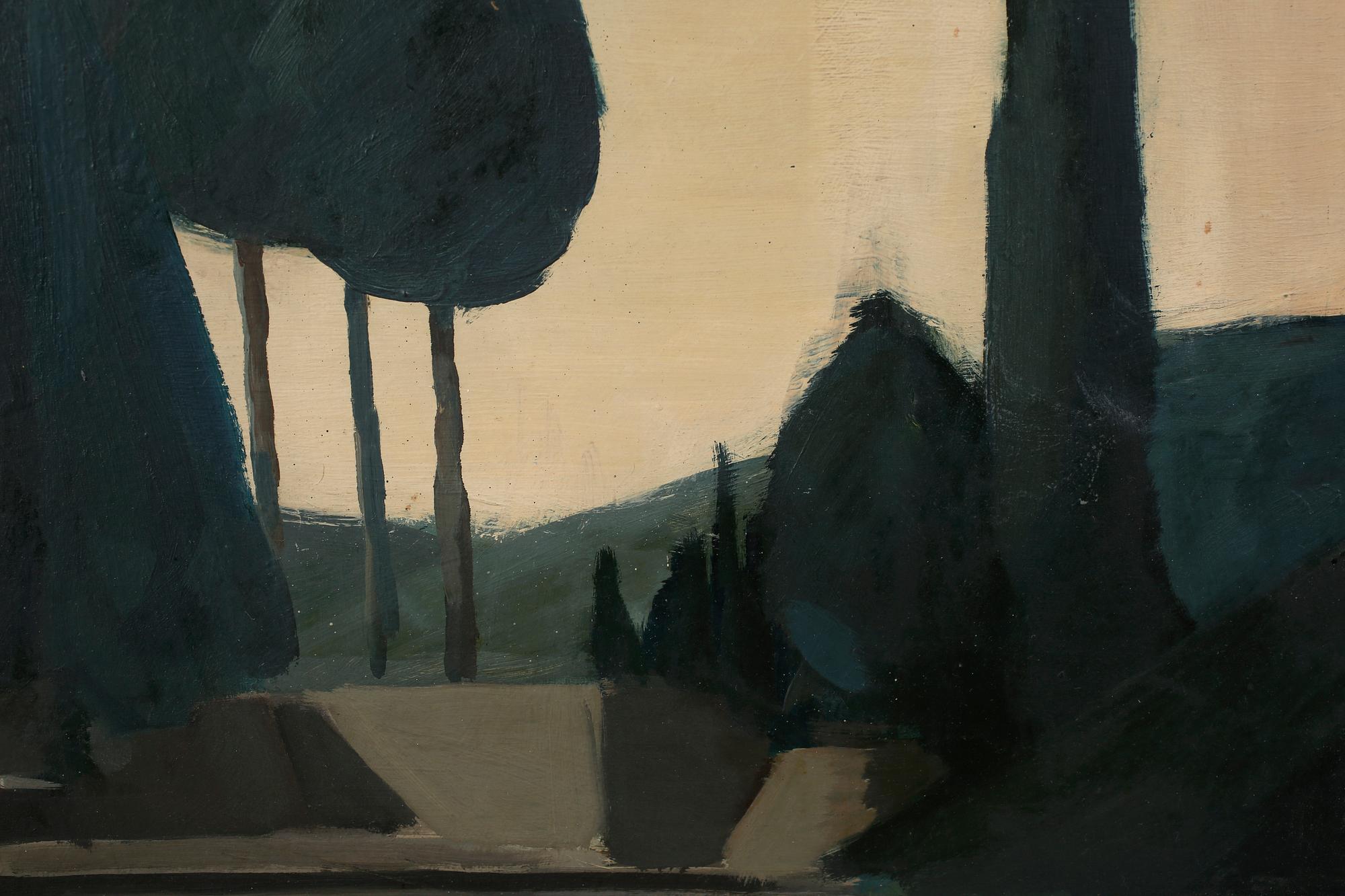 SIXTEN LUNDBOHM, oil on panel, signed.