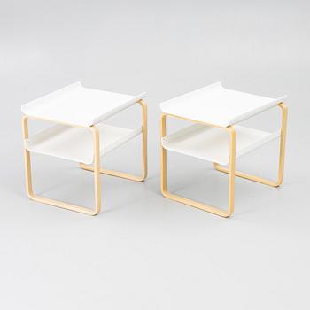 Alvar Aalto, a pair of model 915 side tables. Artek, 2002.
